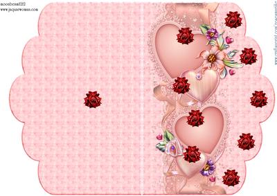 Scallop Topper Cut and Fold Valentine