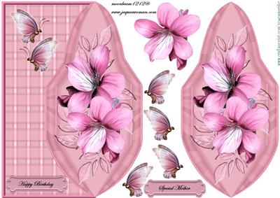 Over the Edge Flowers and Butterflies Classic