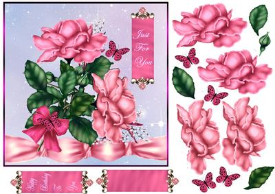 Winter Roses in Pink 2