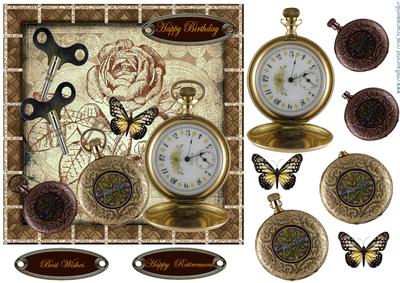 Male Card Vintage Watches