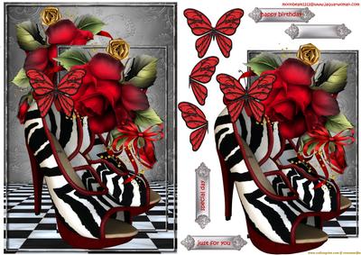 Shoes and Red Roses