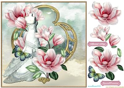 Dreamdress and Magnolia Blossoms