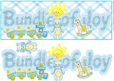 Large Dl Card Bundle of Joy