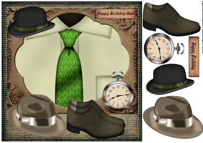 Male Card Men's Clothes Vintage