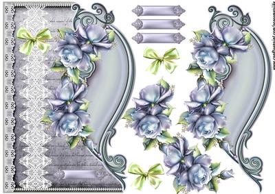 Over the Edge Bleu Roses Beauty