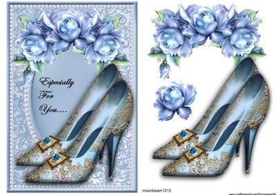 Evening Shoes in Pearl Frame