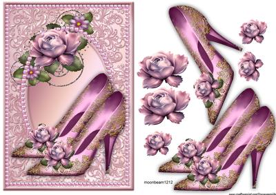 Gorgeous Shoes in Pearl Frame