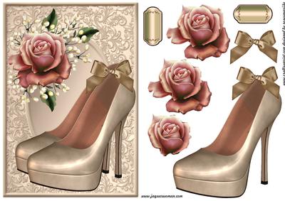 Fabulous Shoes and Blush Roses