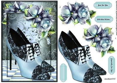 Fabulous Shoes and Porcelain Roses