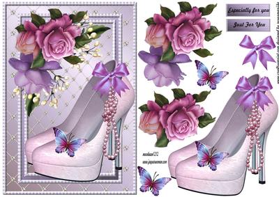 Fabulous Shoes,pearls & Butterflies