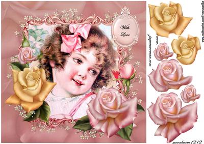 Edwardian Roses& Vintage Girl