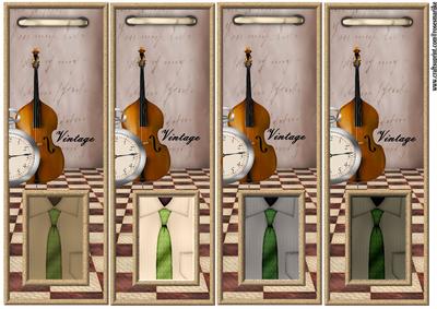 Vintage Male Bookmarks