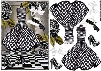 Black and White Dress