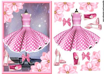 Pink Polka Dot Dress