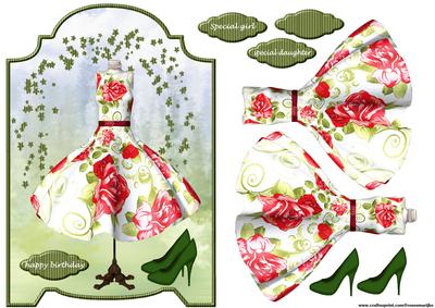 Screen Card Dress & Shoes