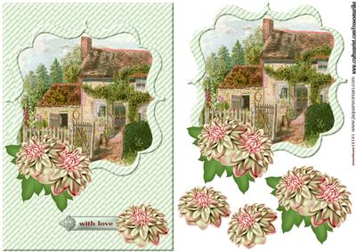 Scallop Topper Vintage Cottage