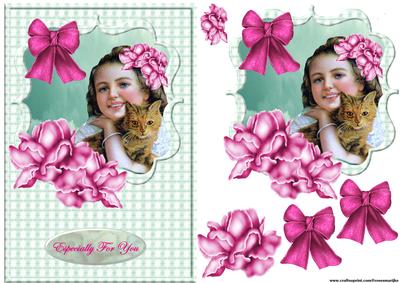 Scallop Topper Vintage Girl