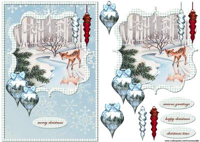 Scallop Topper Vintage Christmas