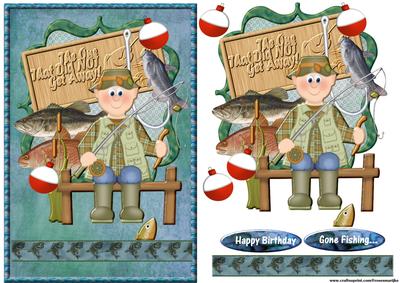 Scallop Topper Gone Fishing - 