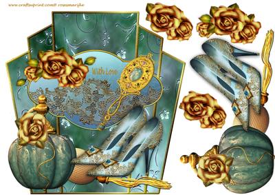 Art Deco Frame Passion Perfume