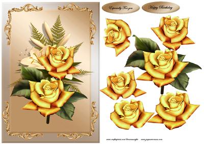 Classic Yellow Roses