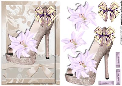 Lace Shoes & White Lilies