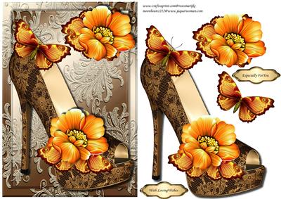 Lace Shoes & Orange Flowers