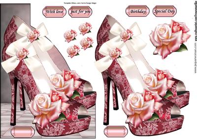 Over the Edge Lace Shoes & Roses