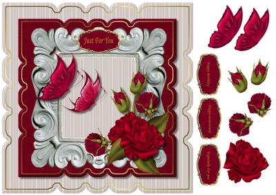 Scallop Topper & Roses