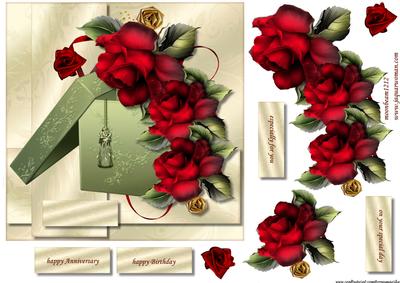 Gift Box & Drama Roses