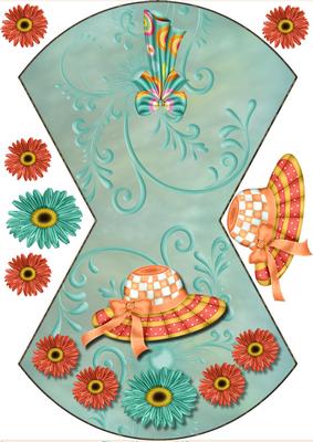 Quick Wobble Card Tropical Delight