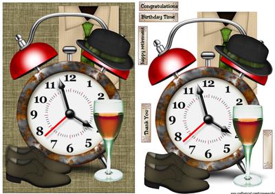 Male Card Birthday Time