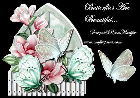 Mini Kit Butterflies Are Beautiful - 
