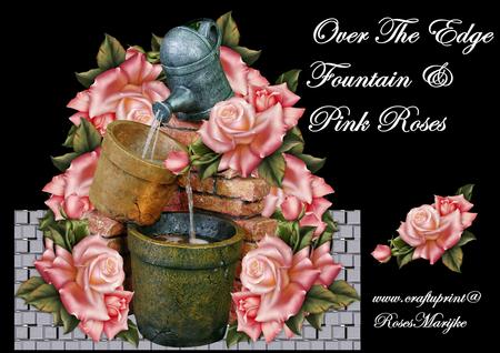 Mini Kit Over the Edge Fountain & Roses
