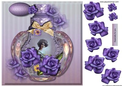 Vintage Perfume & Roses