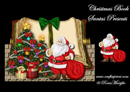 Christmas Book Santas Presents Mini Kit