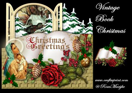 Vintage Christmas Book