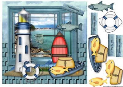 Bay Window Male Card