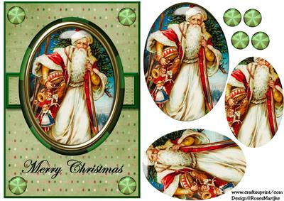Santas Presents Vintage Pyramids