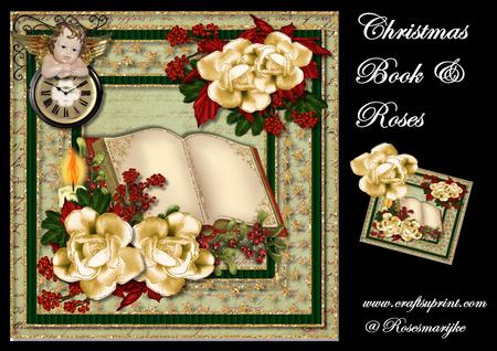 Mini Kit Christmas Book & Roses