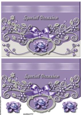 Jeweled Card Special Occasion
