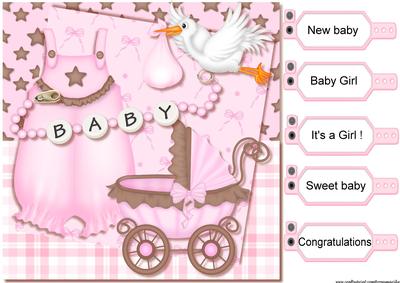 New Baby Girl Topper