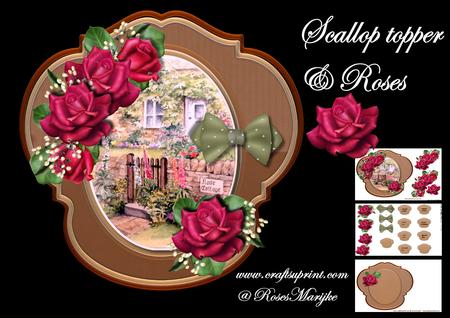 Mini Kit Scallop & Roses