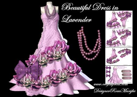 Mini Kit Beautiful Dress in Lavender