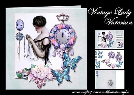 Mini Kit Vintage Lady