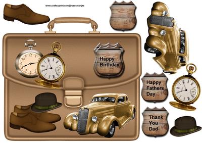 Male Card Briefcase Classic