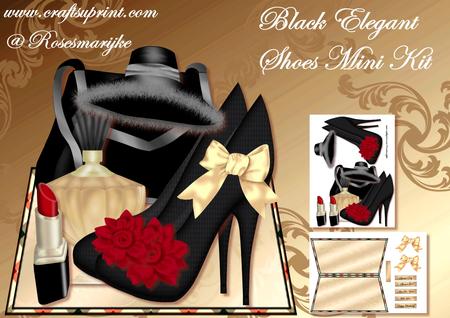 Mini Kit Black Elegant Shoes