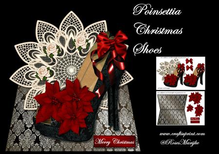 Christmas Poinsettia Shoes