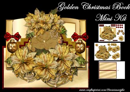 Golden Christmas Book Mini Kit