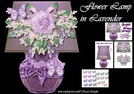 Flower Lamp in Lavender Mini Kit